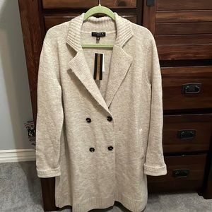 NWT Joseph A. long buttoned sweater.  Size M